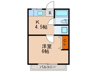 レピュートジュンの物件間取画像